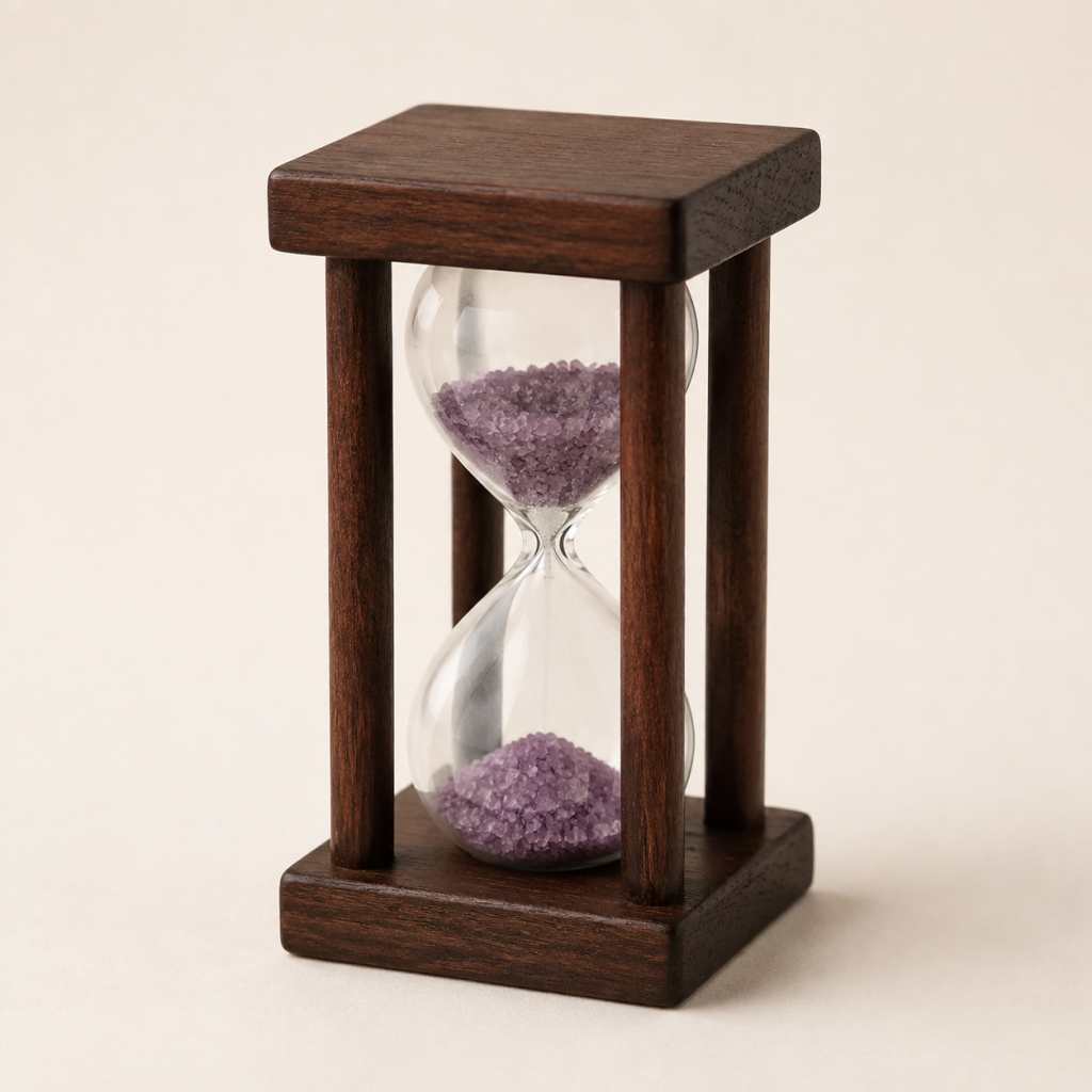 L12 Crystal Chip Hourglass