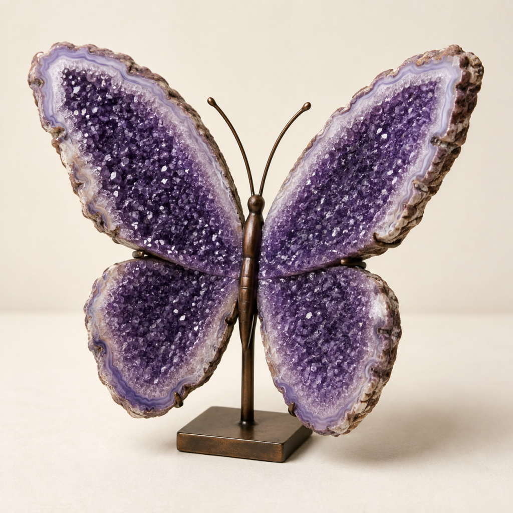 L16 Violet Geode Butterfly