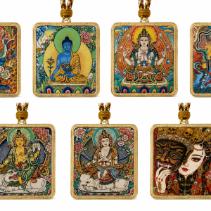 L64 Traditional Thangka Pendant